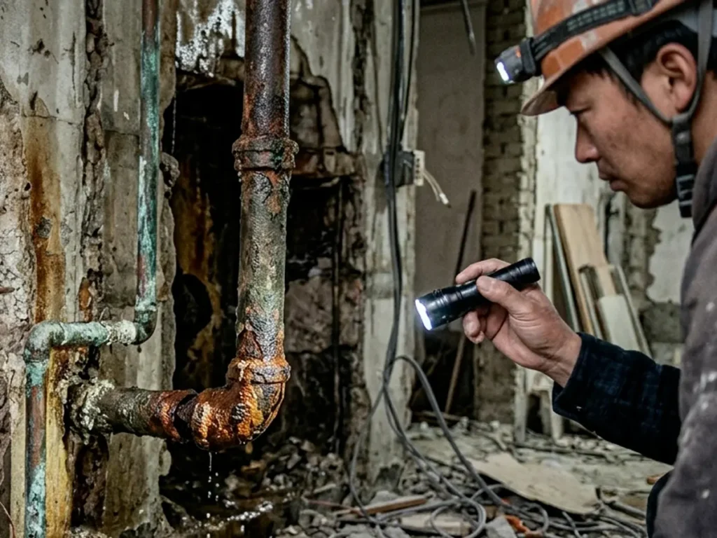 추가비용 원인 배관 문제 