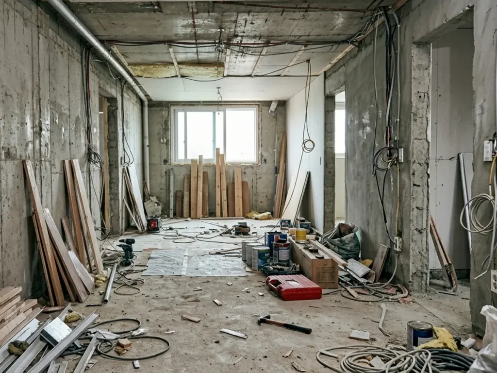 예산 초과 발생 원인 철거 현장