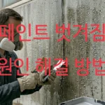 페인트 벗겨짐 원인 해결 방법